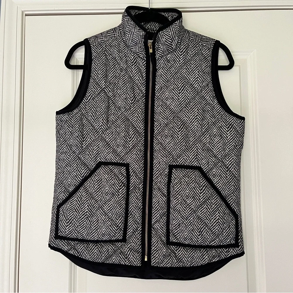 J. Crew herringbone vest - Picture 1 of 3